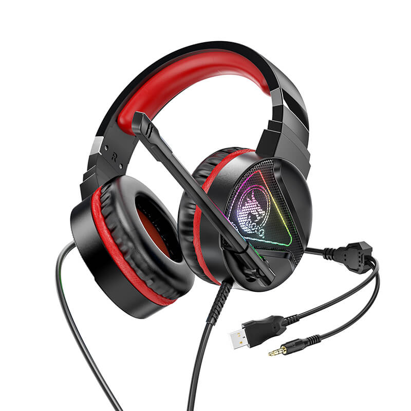 

Игровые наушники HOCO Drift Gaming headphones W104 black-red
