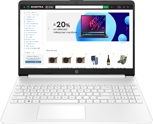 

Ноутбук HP Laptop 15s-eq1269ur White
