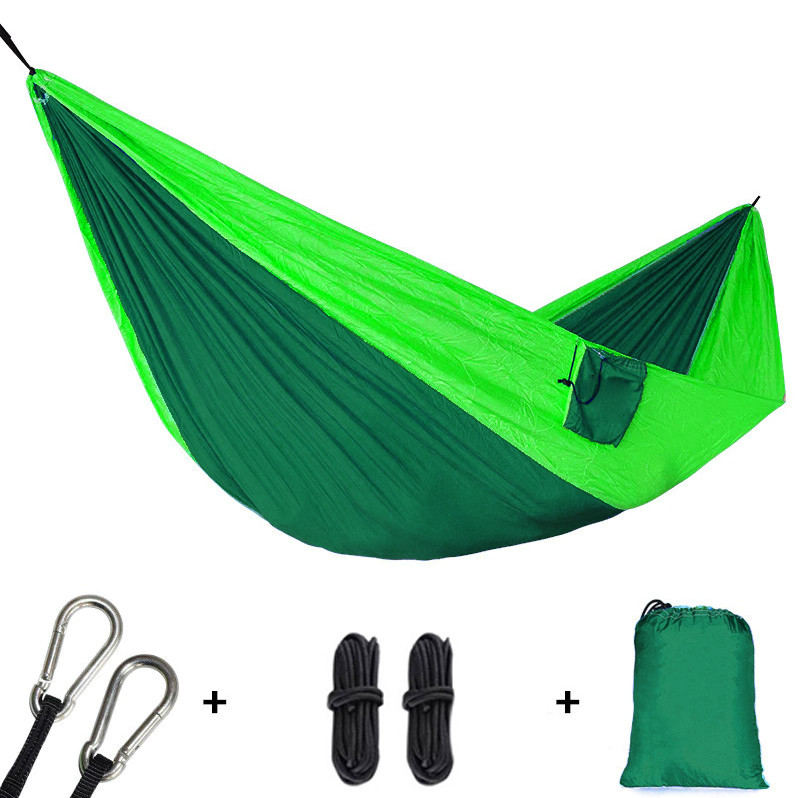 

Гамак без планки плащ с карабином подвесной 140х280 см Hammock Салатово-зеленый (14947)