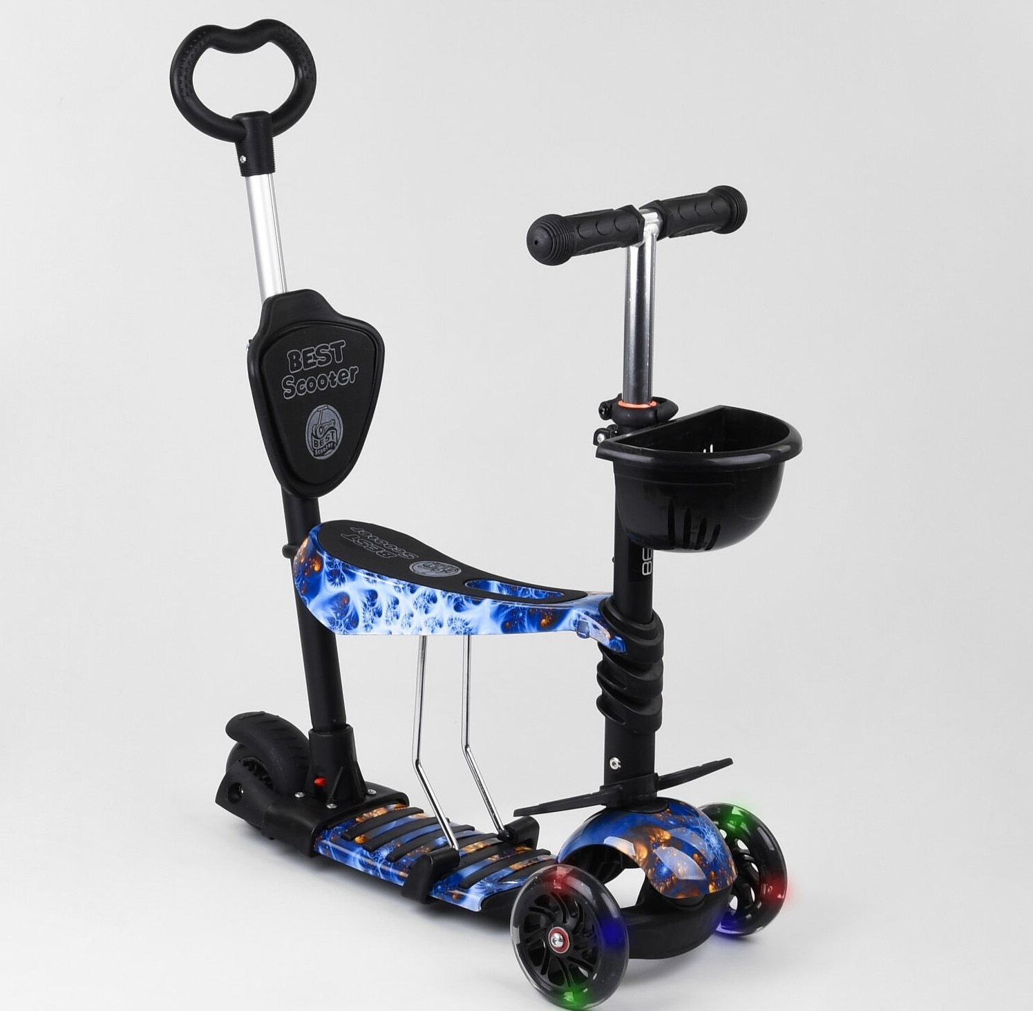 

Самокат 5 в 1 Best Scooter 32066 Black / Blue (32066)