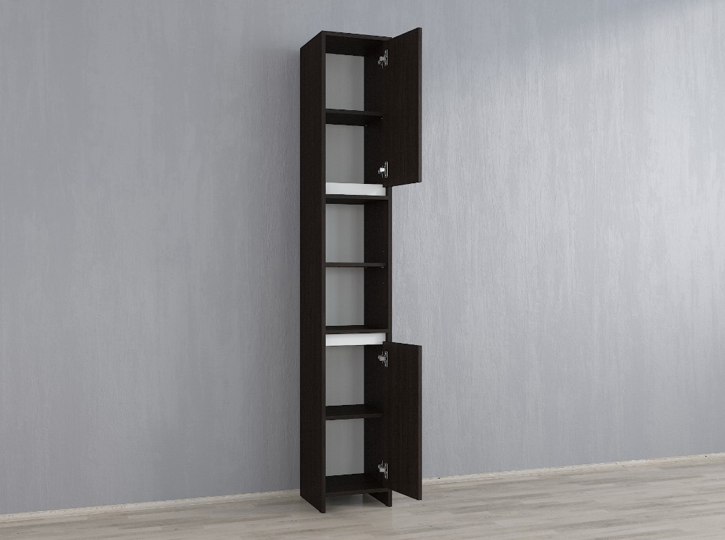 

Пенал для ванной Forte Lars 2 В1900/Ш300/Г300 Венге темный