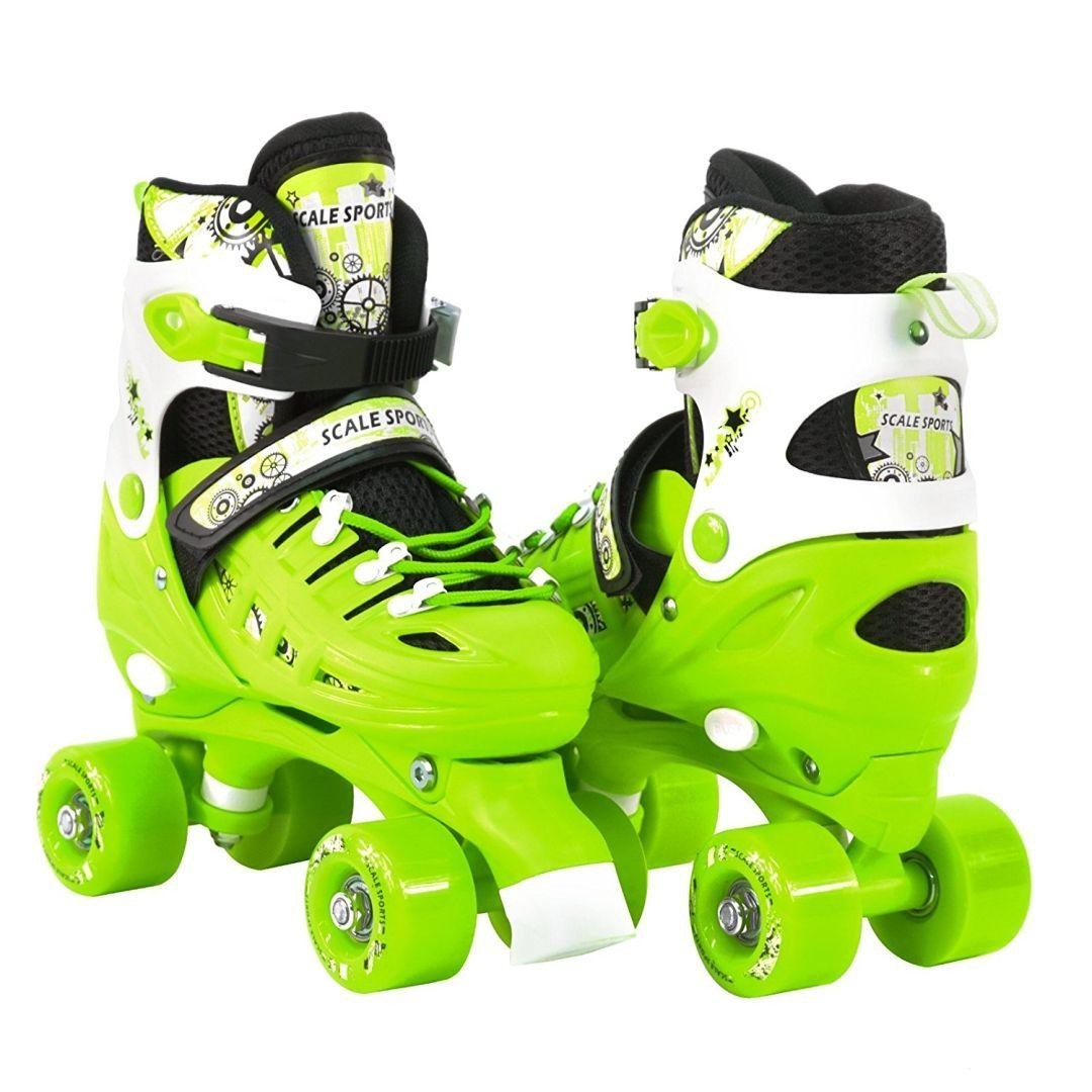 

Детские ролики квады Scale Sports размер 34-37 зеленый цвет