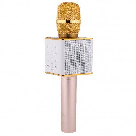 

Беспроводной микрофон караоке Kronos Q7 Bluetooth Золотой (od-1275)