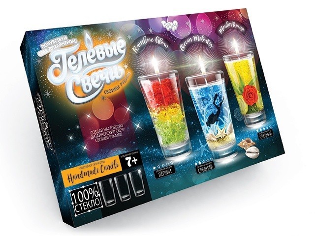 

Комплект креативного творчества Danko Toys Гелевые свечи 6160
