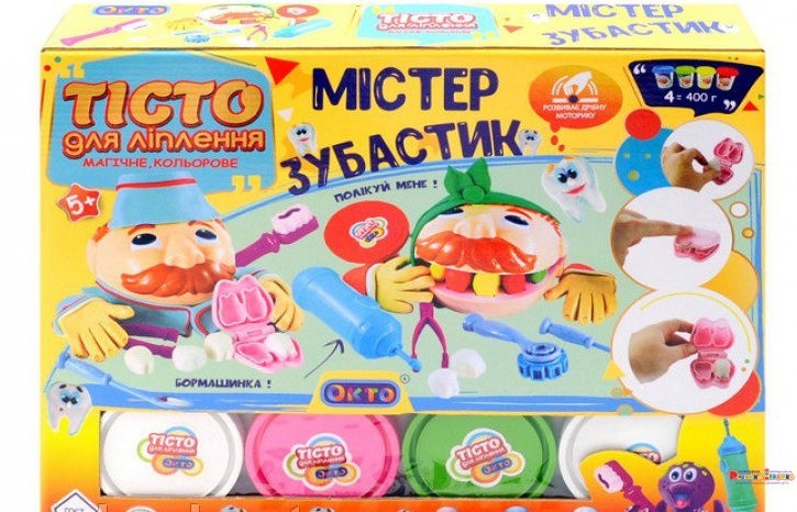 

Детский набор теста для лепки ОКТО Мистер Зубастик 11027