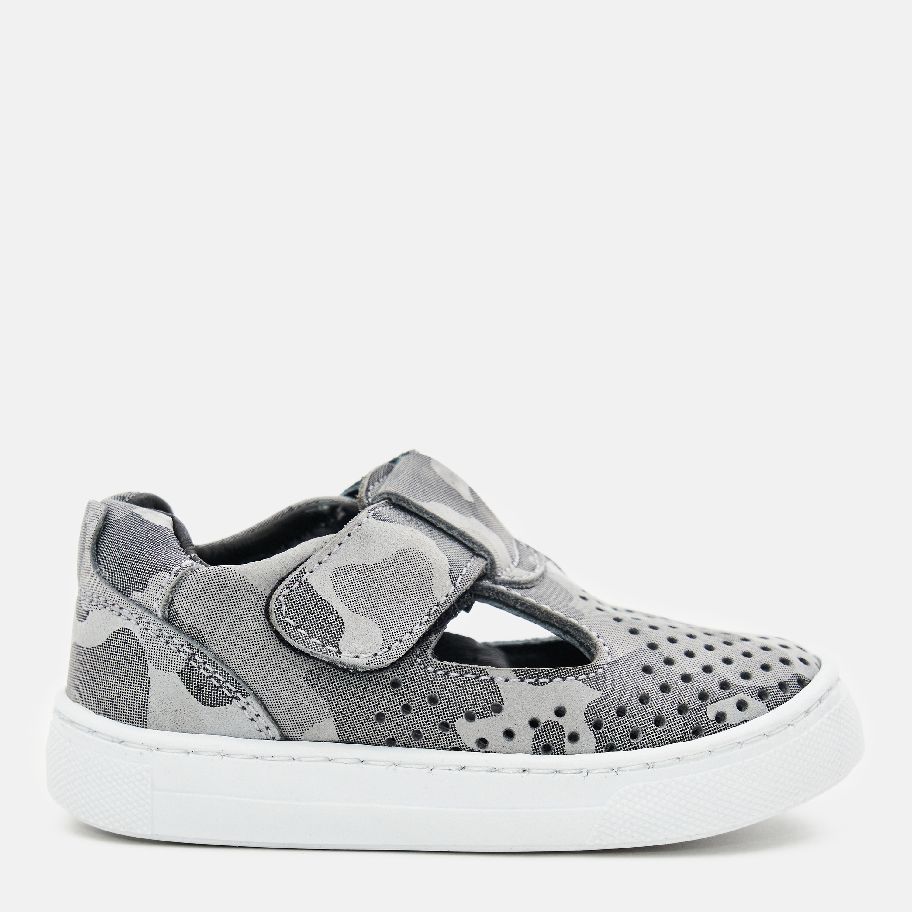 

Сандалии кожаные VUVU KIDS Grey camouflage 3517 5 21 Серые