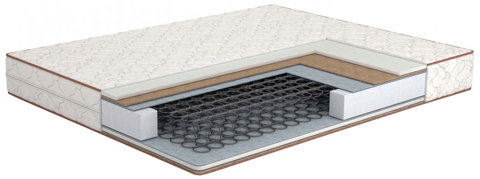 

Матрас Matroluxe Мехико Кокос 70x190 см