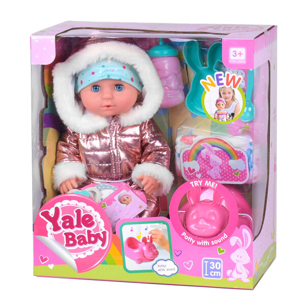 

Кукла пупс Yale Baby 30 см с музыкальным горшком и аксессуарами (411393)