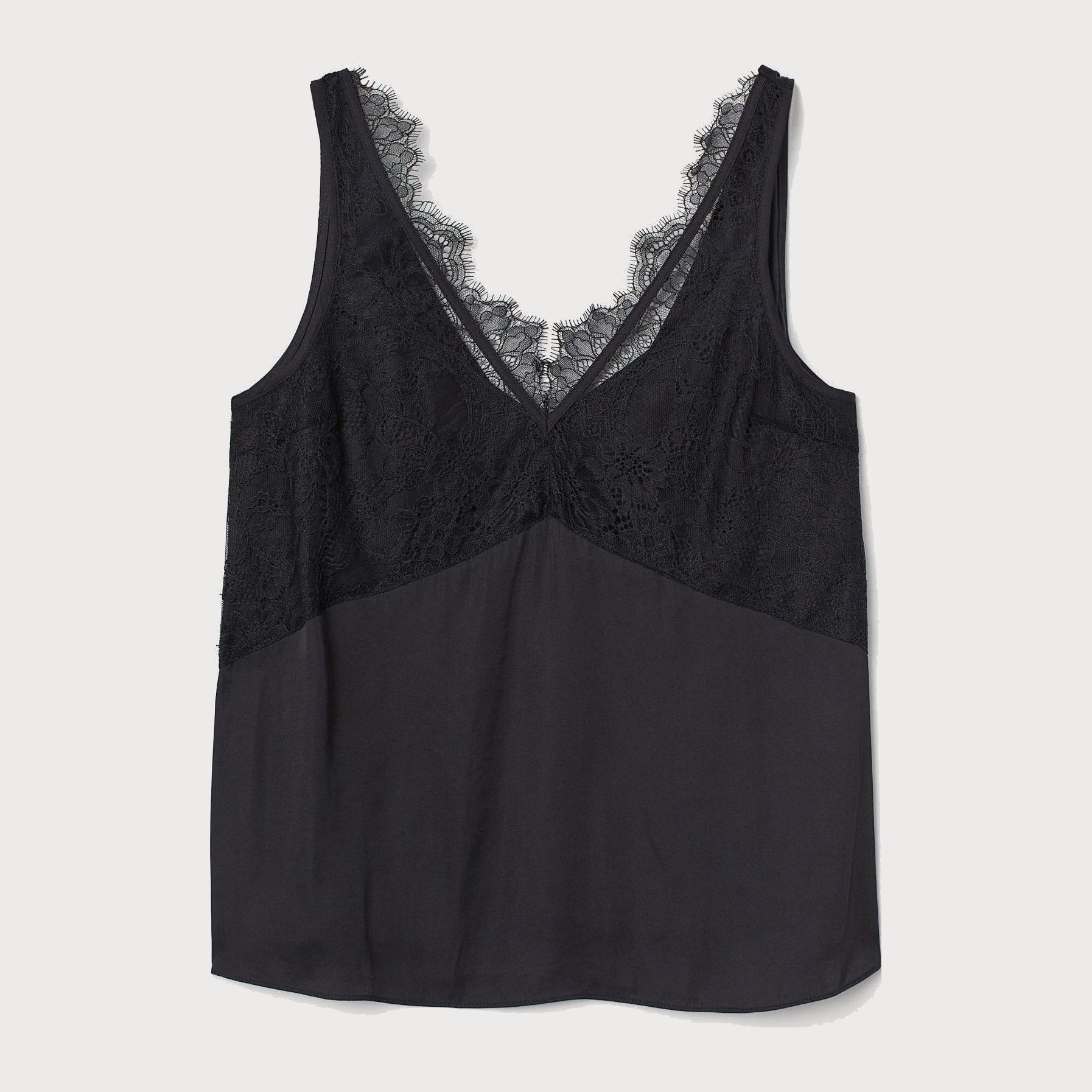 

Топ H&M 1207-9059492 S Черный