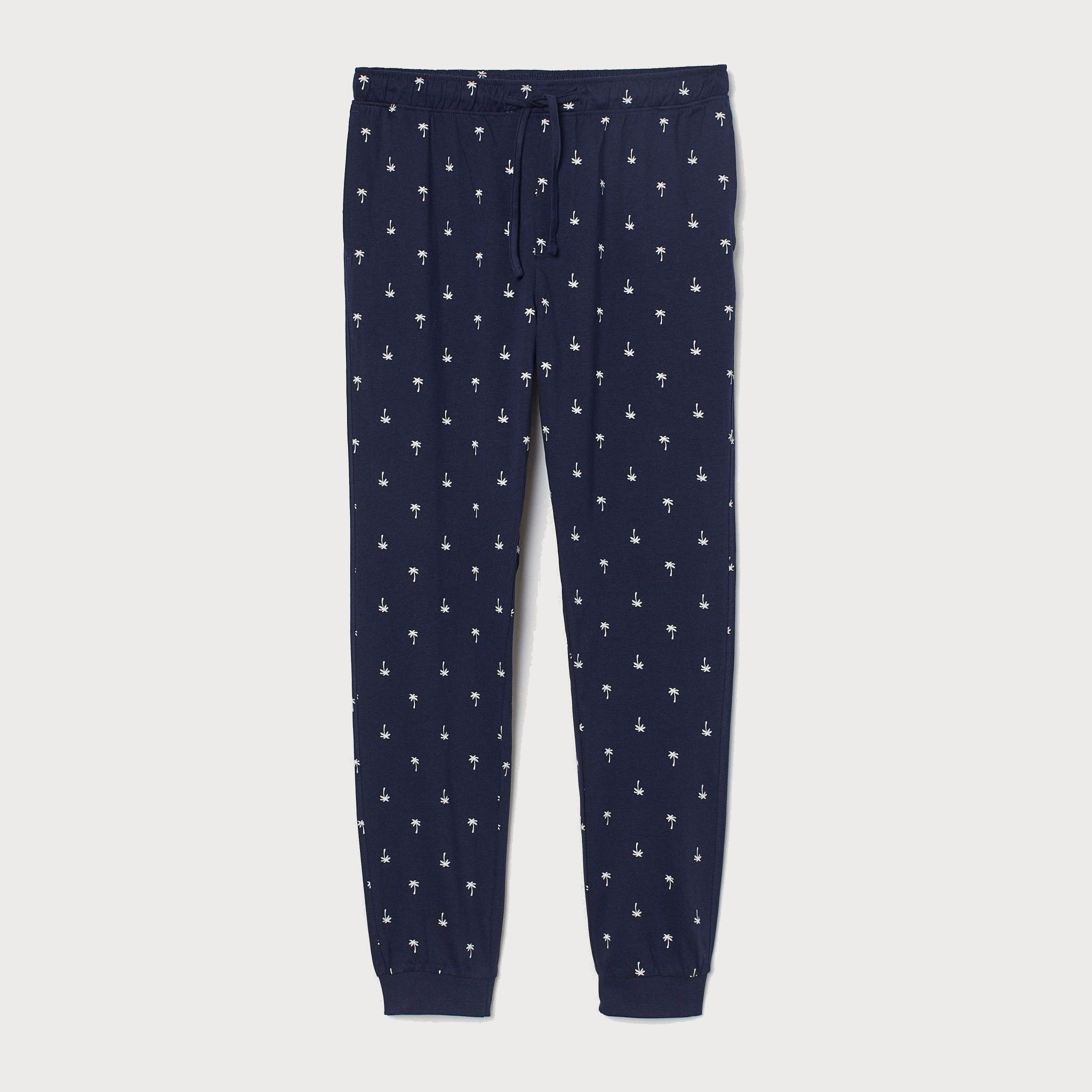 

Пижамные штаны H&M 2107-7133809 S Темно-синий/Пальмы
