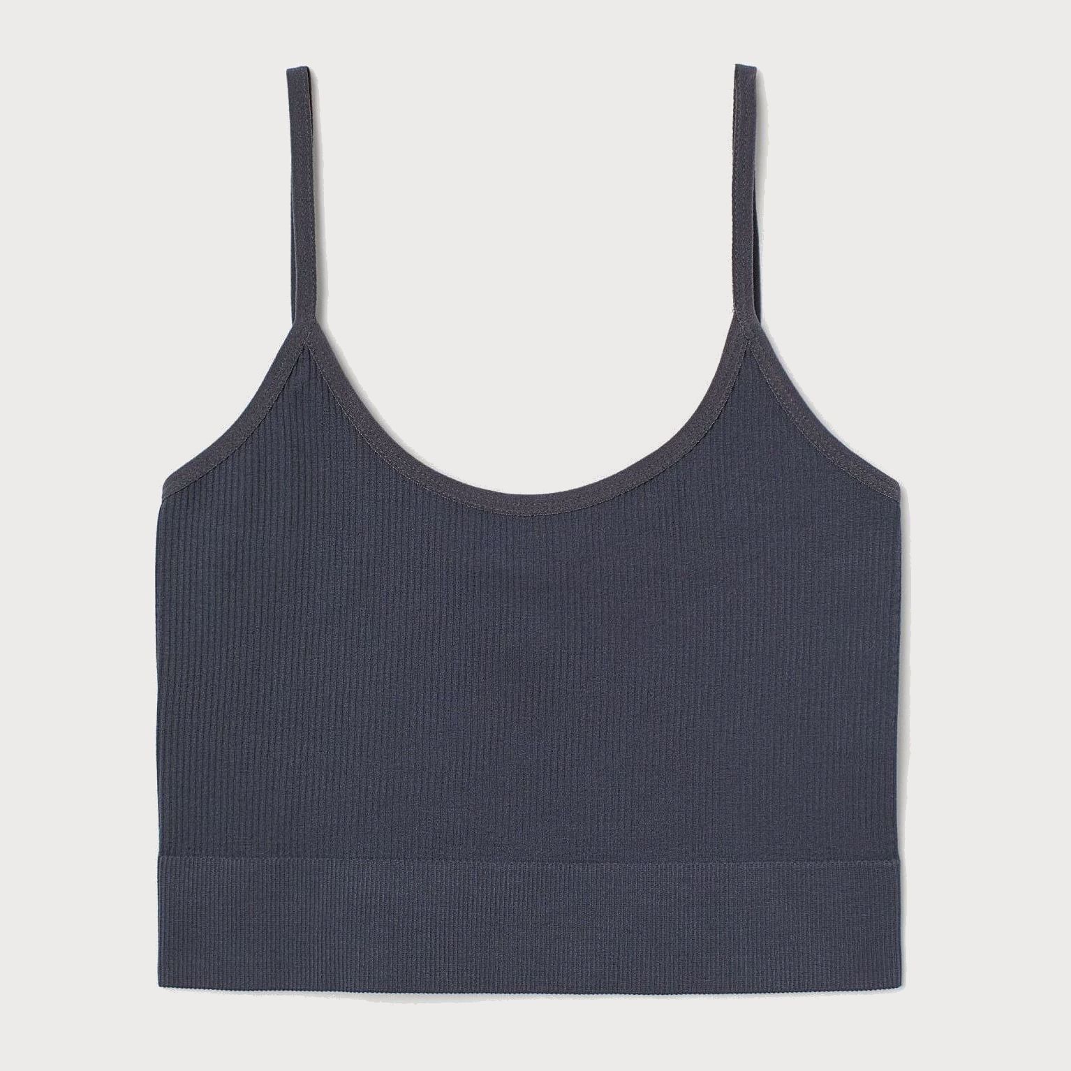 

Топ H&M 1503-9099152 XS Темно-серый