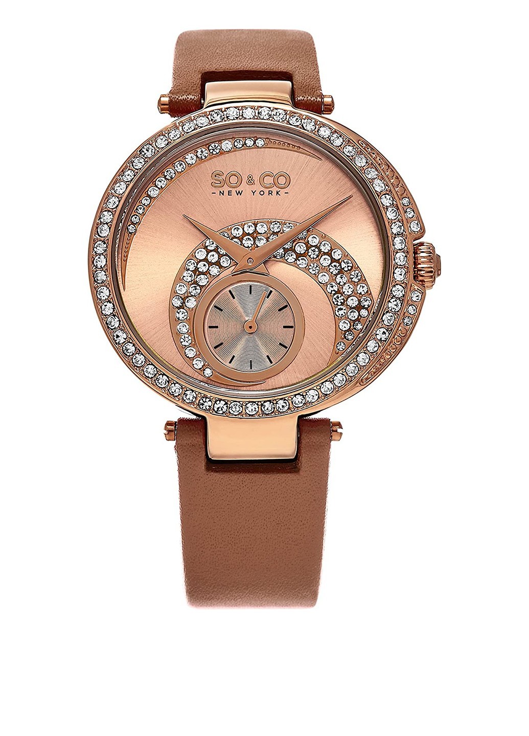 

Женские наручные часы Stührling SO&CO инкрустированы кристаллами Swarovski