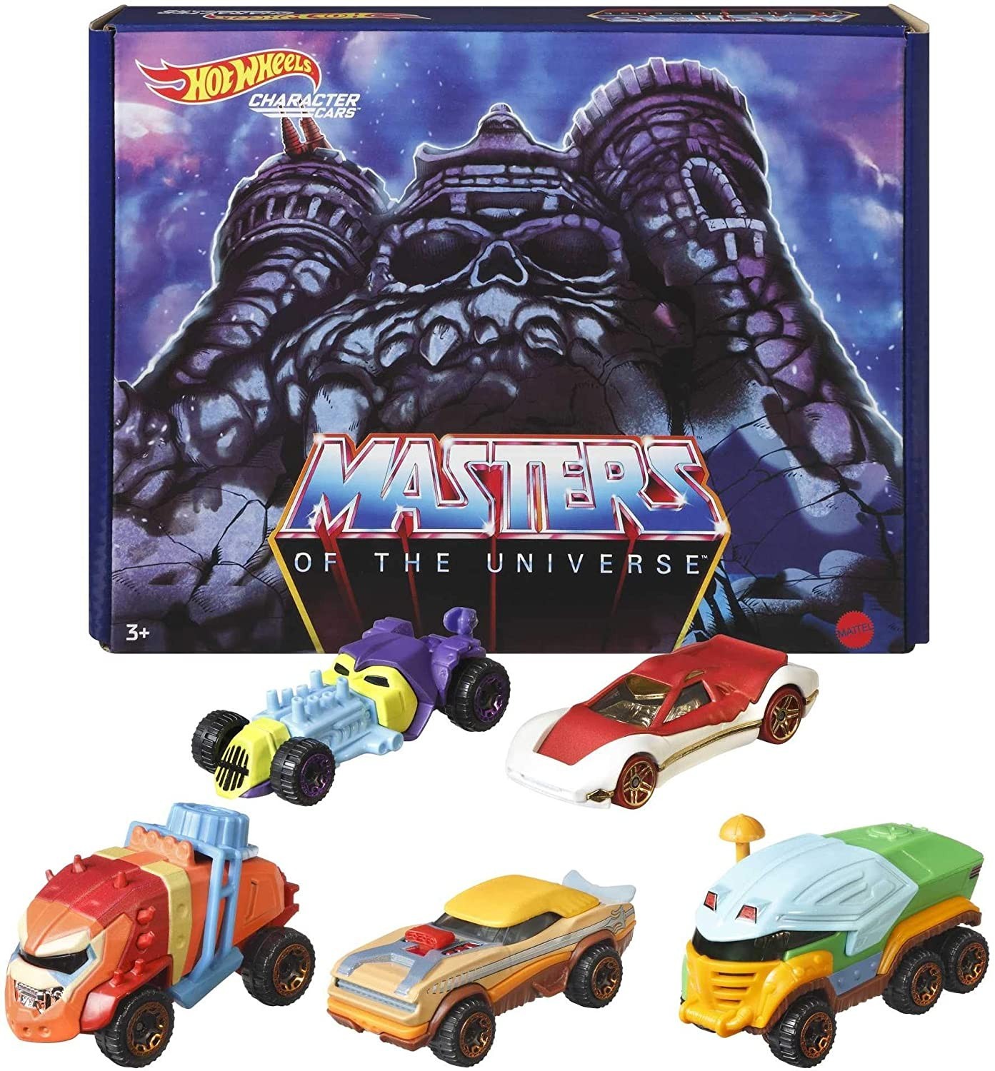 

Подарочный набор машинок Hot Wheels Masters of the Universe 5 шт (GRM88)