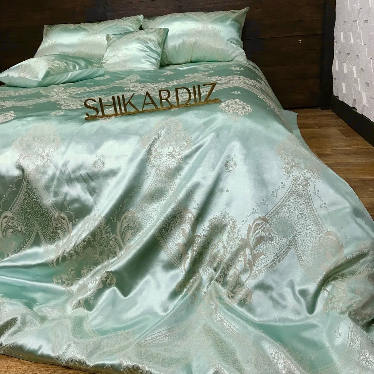 

Постільна білизна Shikardiiz "Бірюза" (сатин-жакард)-2шт* 150х220, бірюзовий