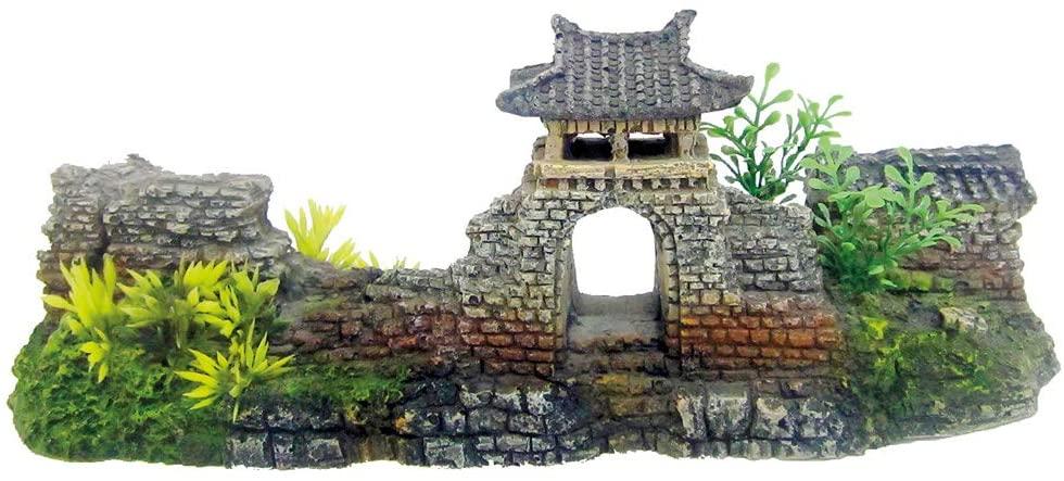 

Декор в аквариум китайская стена с аркой 29*9,5*10,5 см (керамика) Croci Amtra