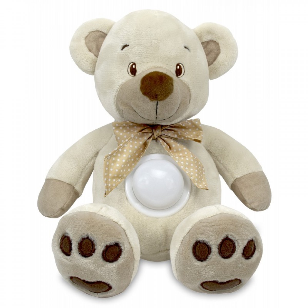 

Ночник-игрушка музыкальный Baby Mix STK-13138 Мишка Бежевый с лампой 25 см