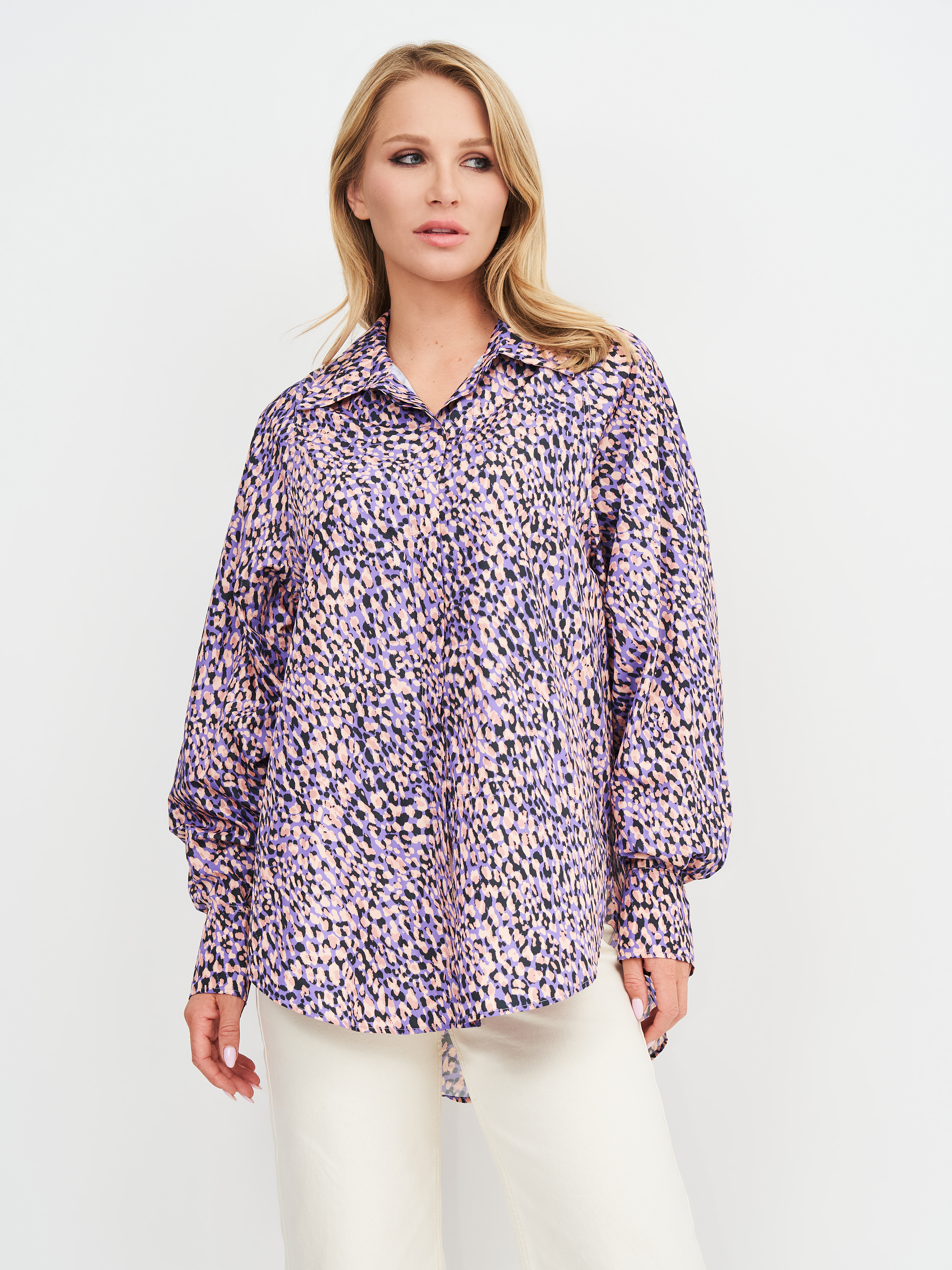

Рубашка H&M 1806-8697961  Фиолетовая с бежевым, Рубашка H&M 1806-8697961 XS Фиолетовая с бежевым