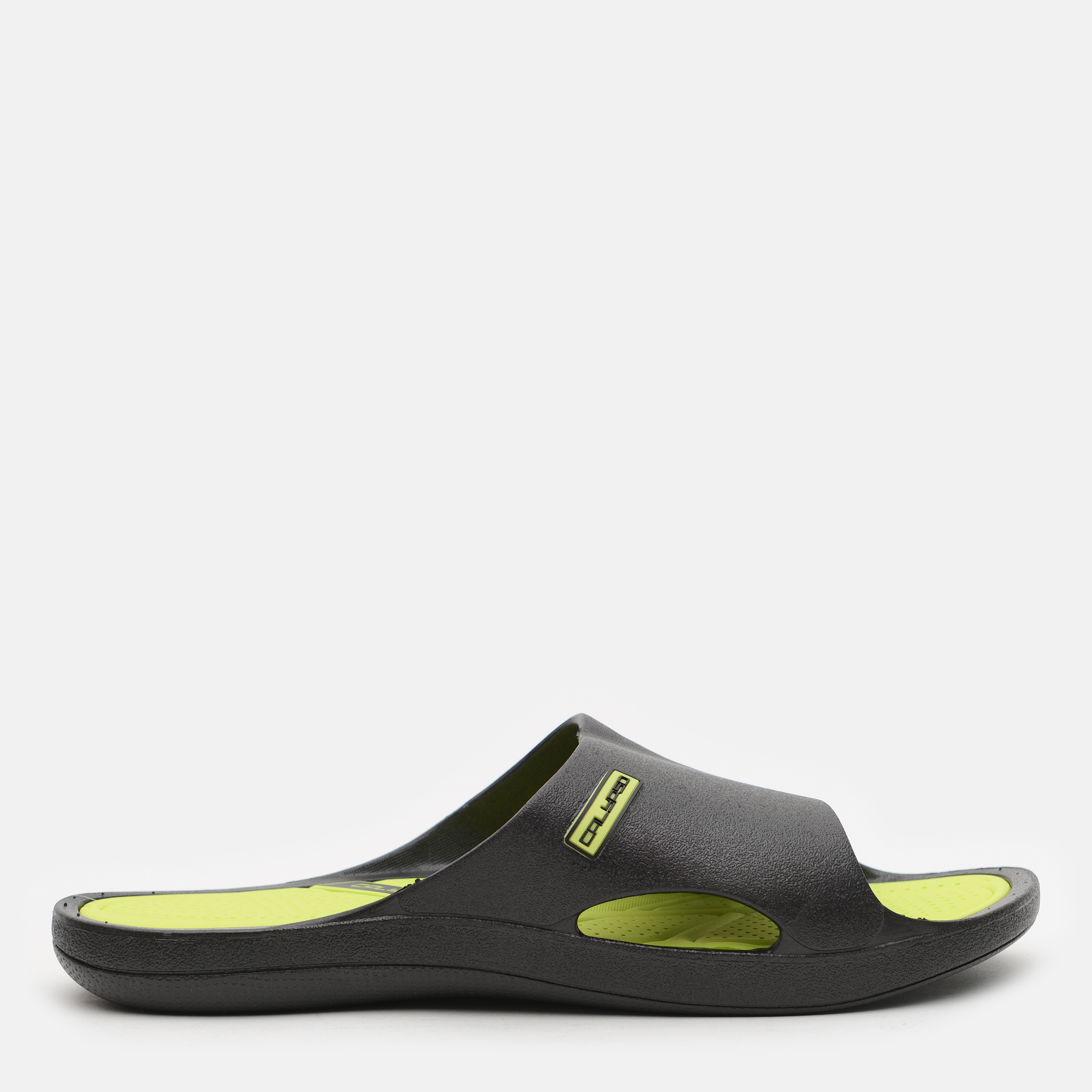 

Шлепанцы Calypso 7306-004 42 25.5 см Черные с салатовым