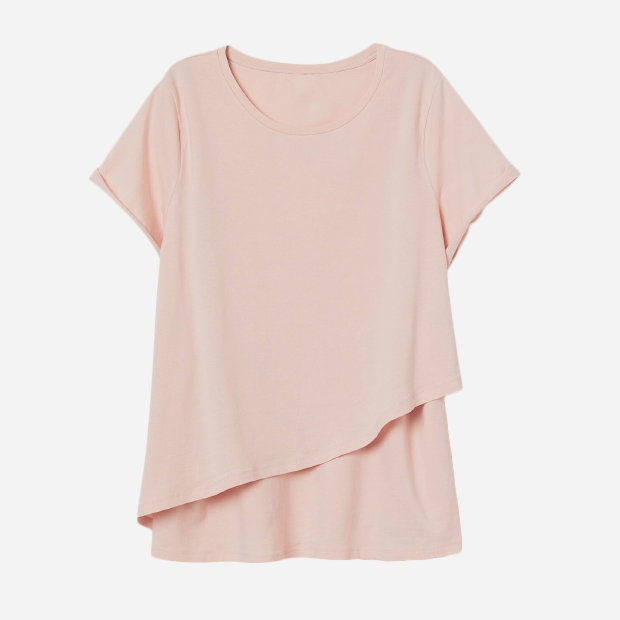 

Футболка пижамная для беременных H&M Mama zh0737610 L Розова
