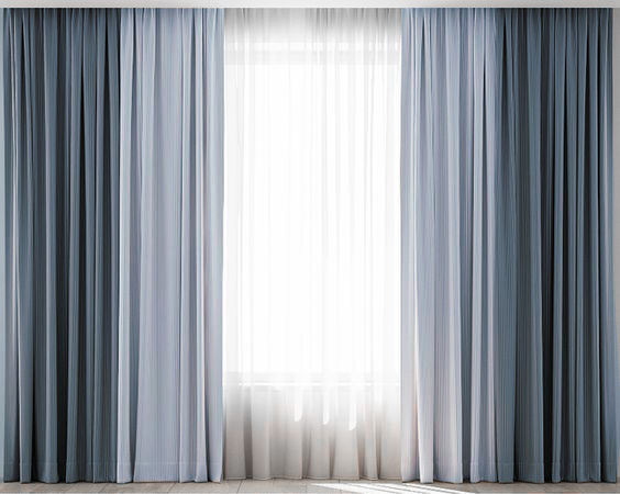 

Комплект штор "Два цвета" Lux Portiery Микровелюр Голубой с Лазурно-синим 200 Х 200 - 2 шт (TDC 23202)