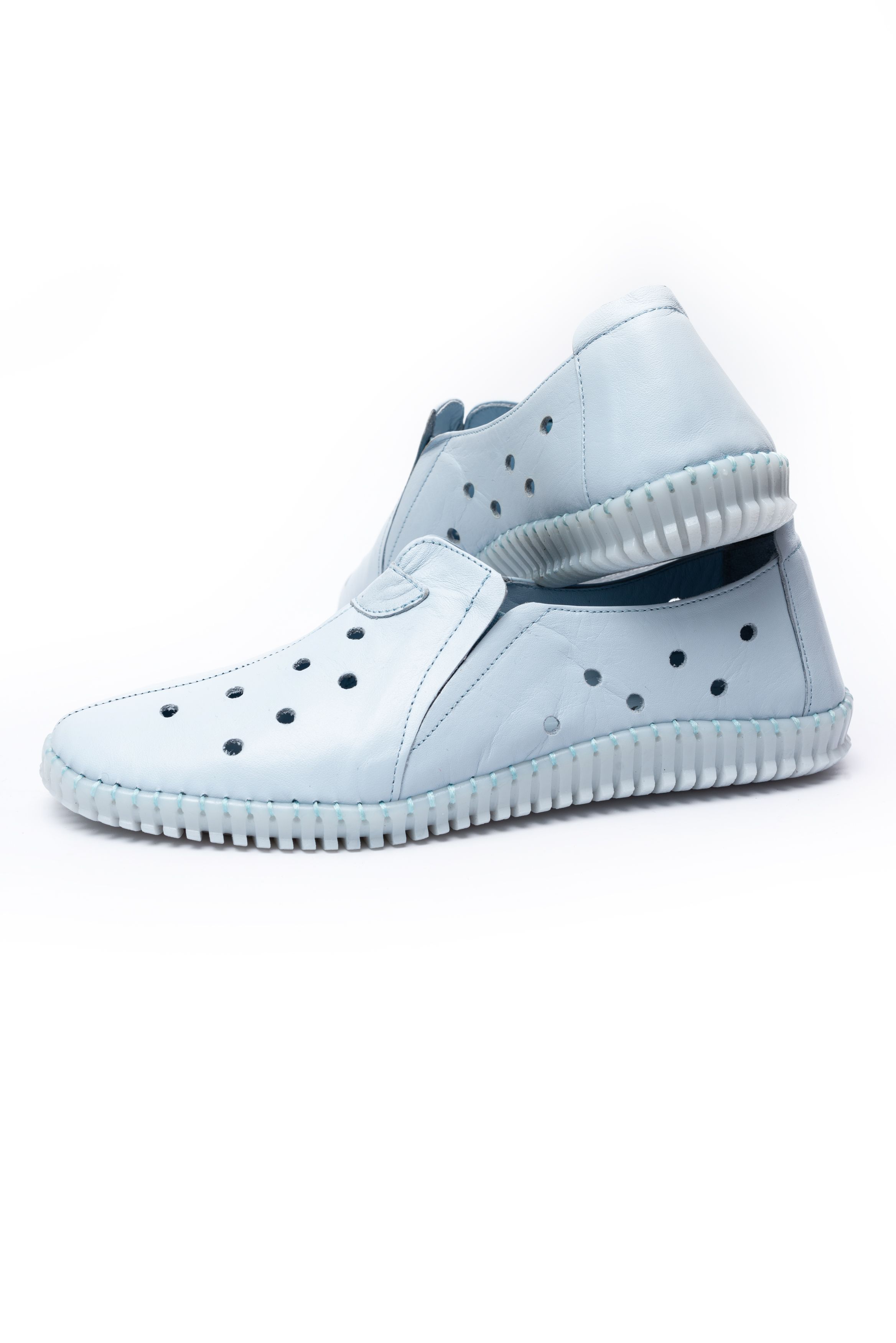

Слипоны Evromoda 00661 Голубые 38