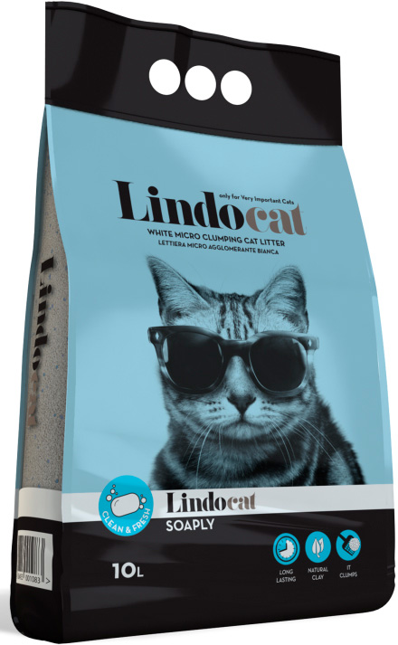 

Наполнитель для кошачьего туалета Lindocat Soaply Бентонитовый комкующий 8.5 кг (10 л)
