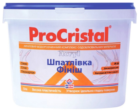 

Шпаклевка Ирком Про-Кристал, 15 кг (Е5373)