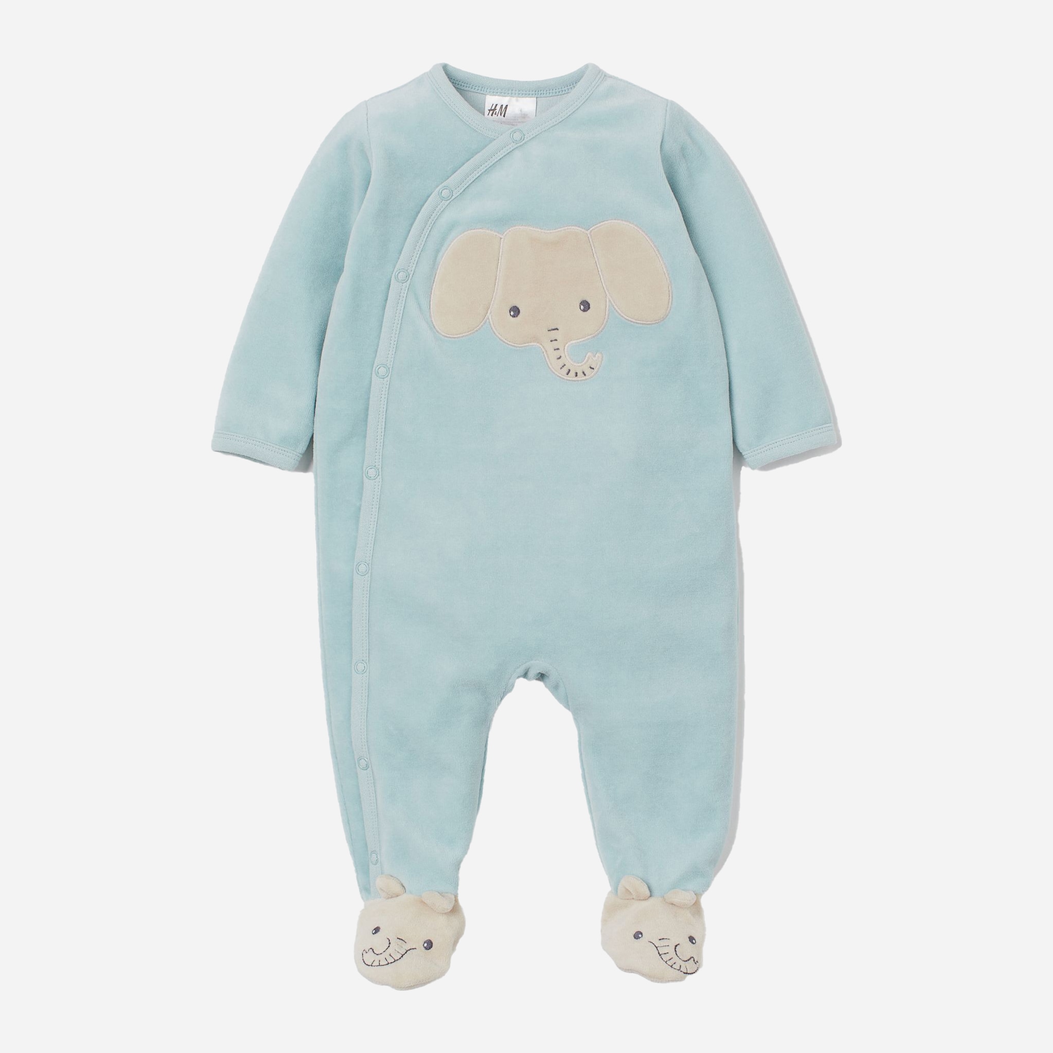 

Человечек H&M 707-63946982 98 см Светло-бирюзовый/Принт