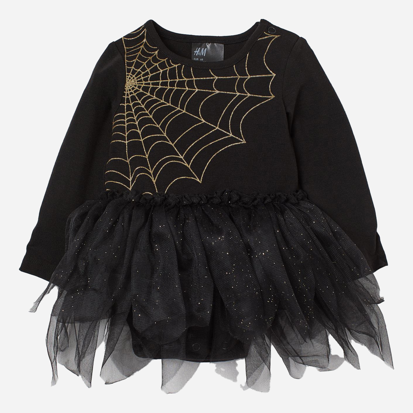 

Боди-платье H&M Halloween 807-7778010 86 см Черное