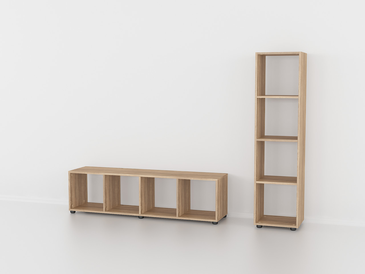 

Полка напольная Сонома ДСП Woodin