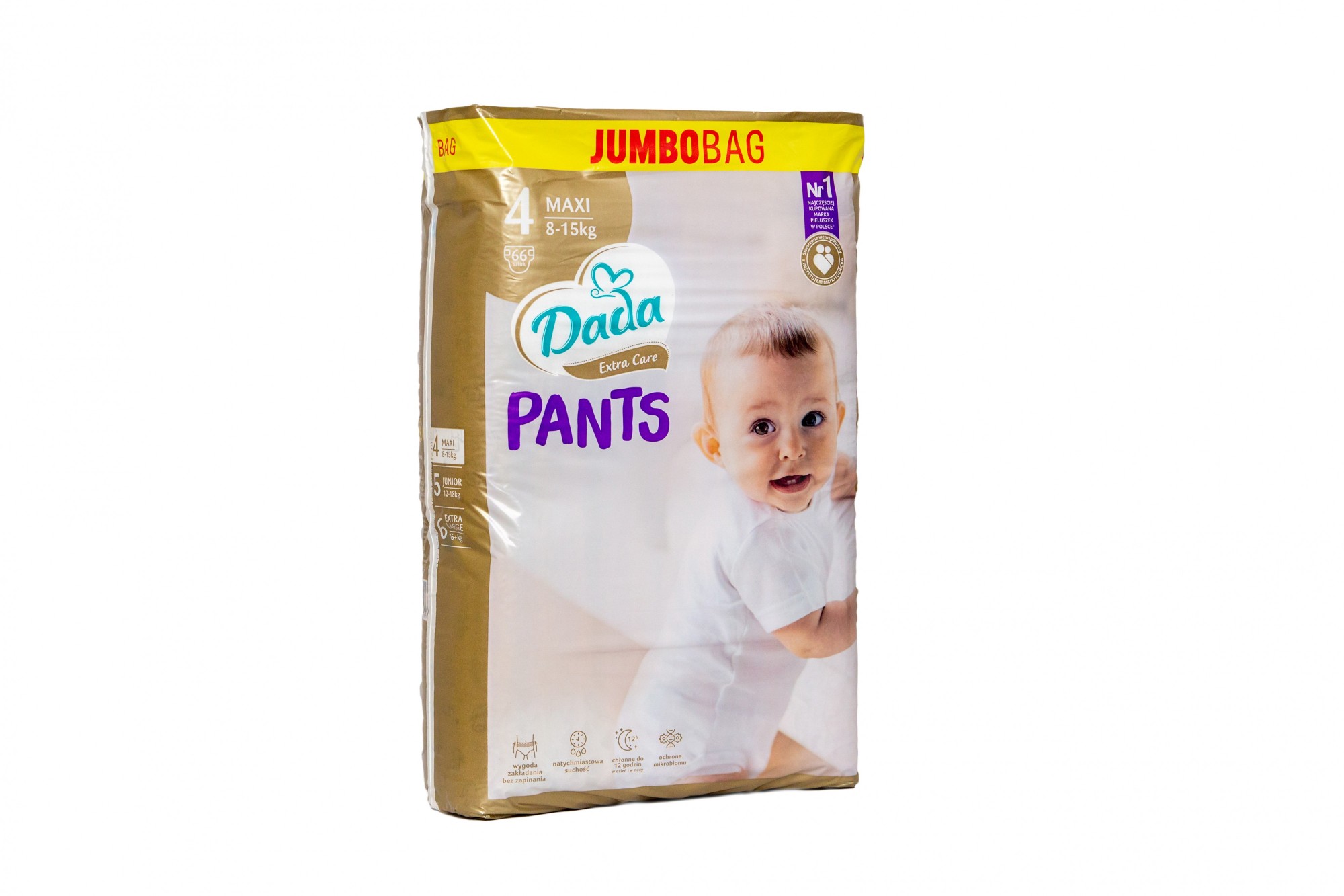 

Підгузки-трусики Dada Extra Care Розмір 4 Maxi, 8-15 кг, 66 шт