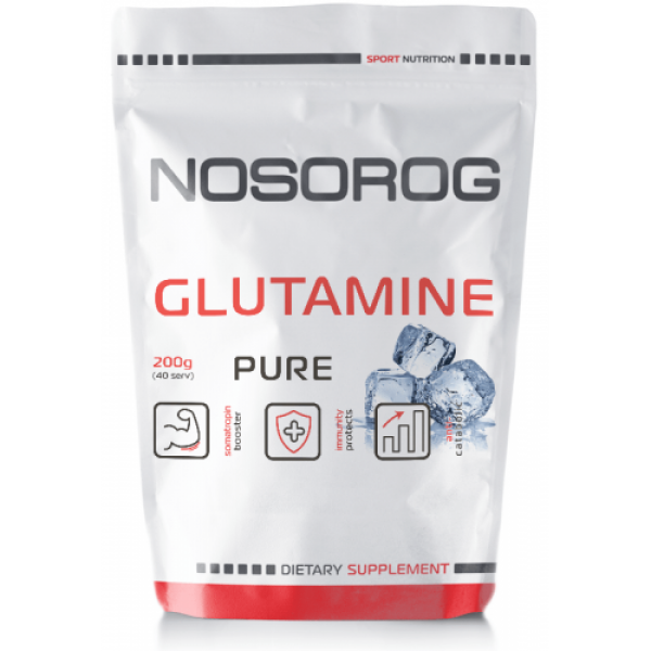 

Аминокислота Глютамин Nosorog Nutrition Glutamine Powder 200 г Без Вкуса