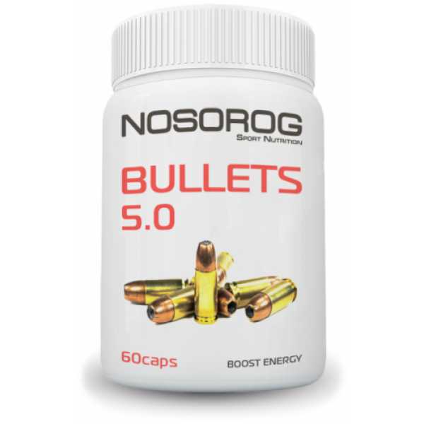 

Жиросжигатель Nosorog Nutrition BULLETS 5.0 60 капсул Без Вкуса