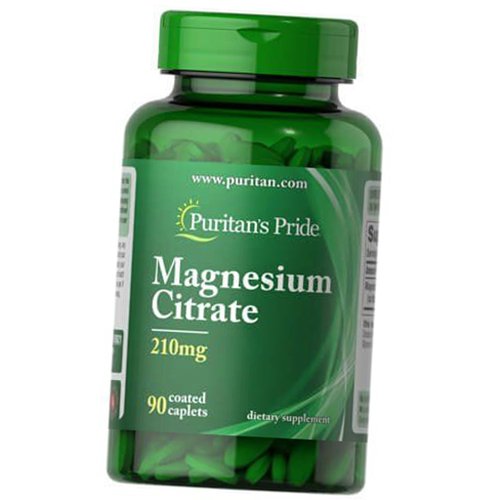 

Магний Цитрат, Magnesium Citrate 210, Puritan's Pride 90каплет (36367188)