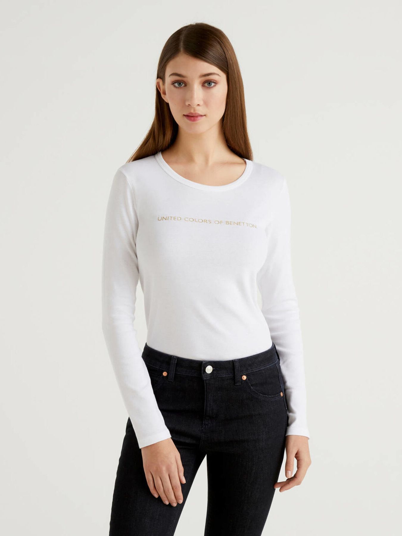 

Лонгслив United Colors of Benetton 3GA2E16G0-101 M