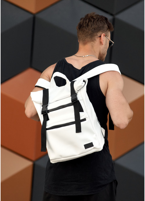 

Мужской рюкзак ролл Sambag RollTop LTT белый