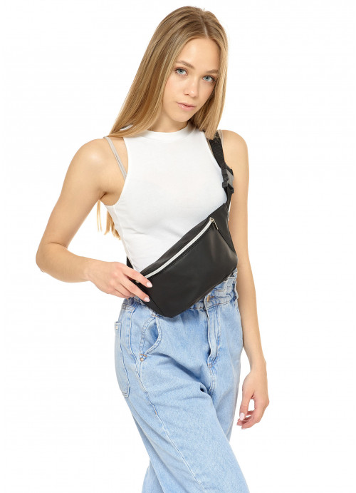 

Сумка на пояс бананка Tirso MSSP черная Sambag