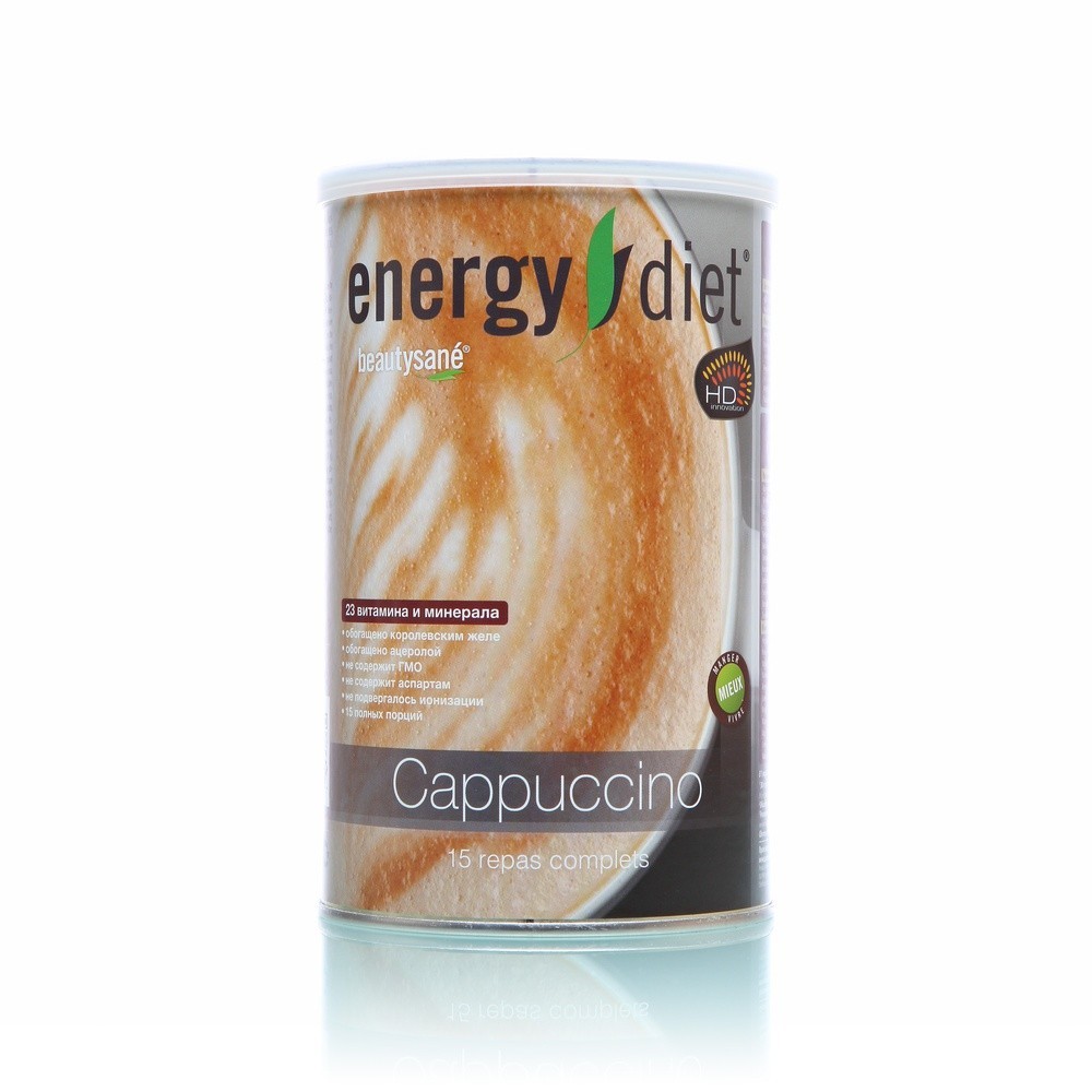 

Коктейль Энерджи Диет Energy Diet HD Капучино Сбалансированное питание 450 г
