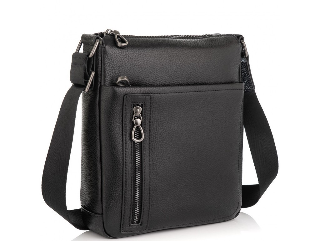 

Сумка мужская кожаная TIDING BAG SM8-17629А черная