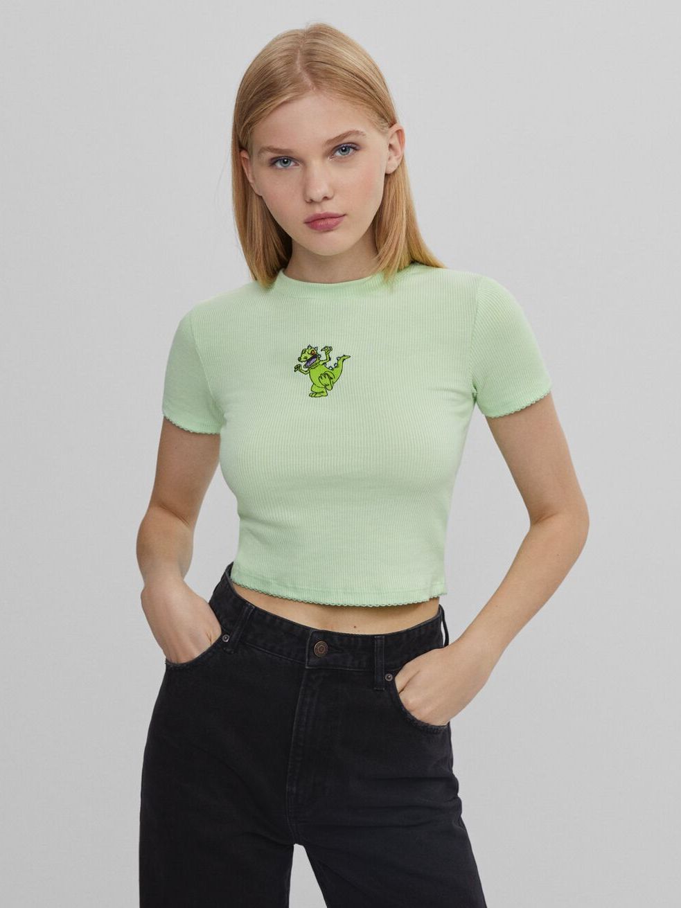 

Топ Bershka 2249/851/513 M Салатовый