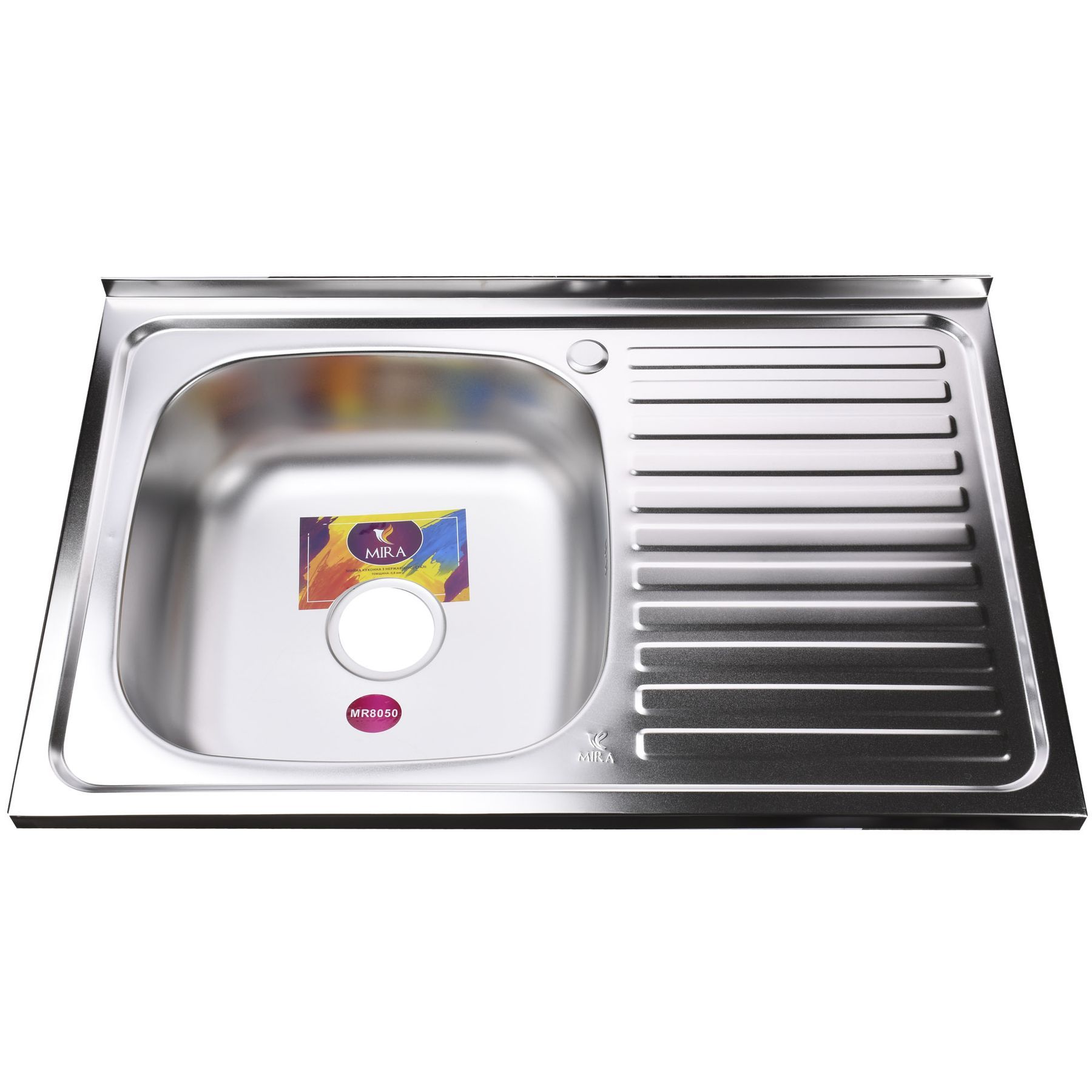 

Мойка кухонная MR 8050 L E Satin Left MIRA (000015366)