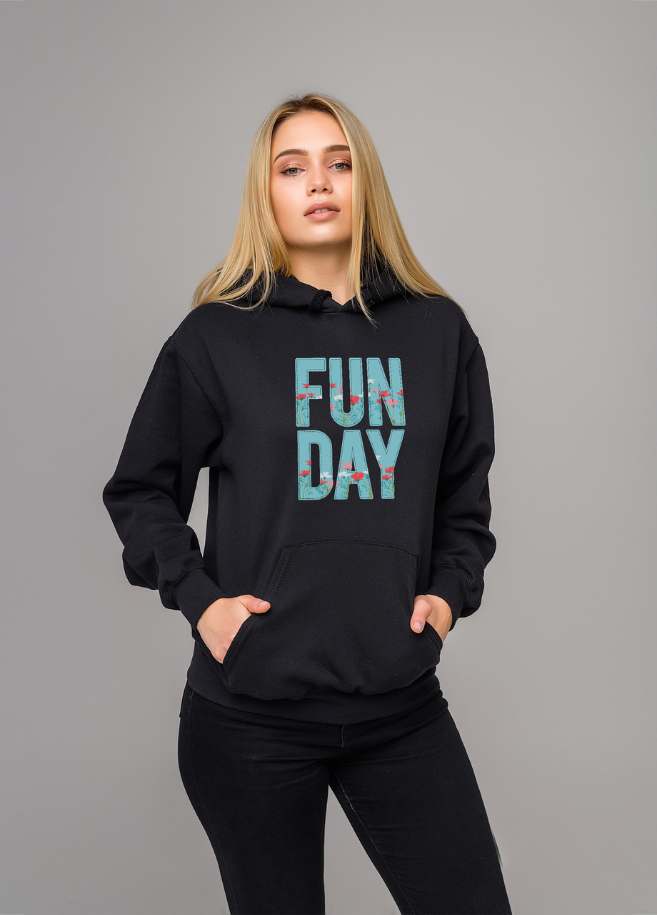 

Толстовка чёрная LOYS FUN DAY, Толстовка чёрная LOYS FUN DAY S
