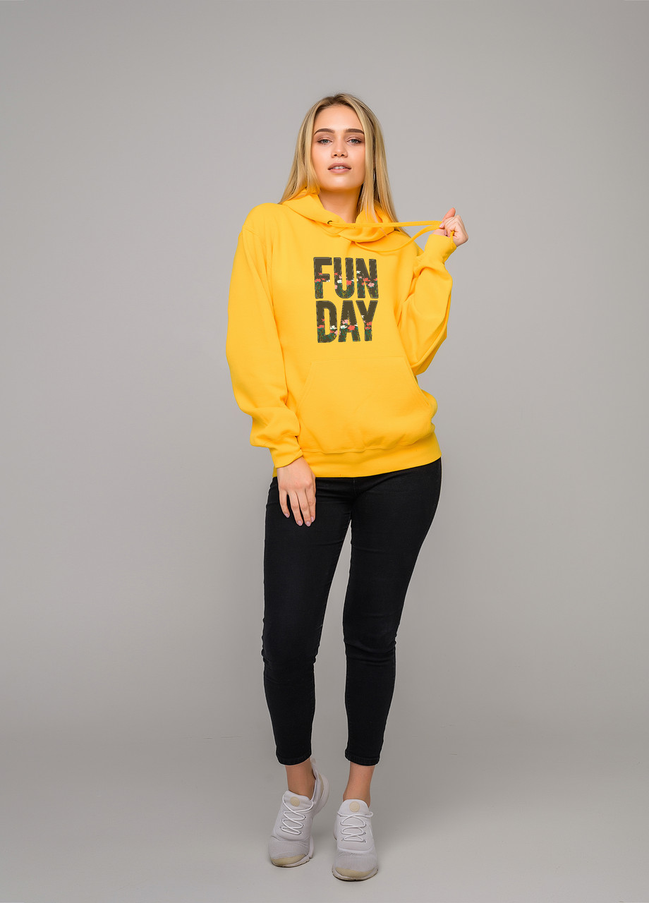 

Толстовка жёлтая LOYS FUN DAY, Толстовка жёлтая LOYS FUN DAY S