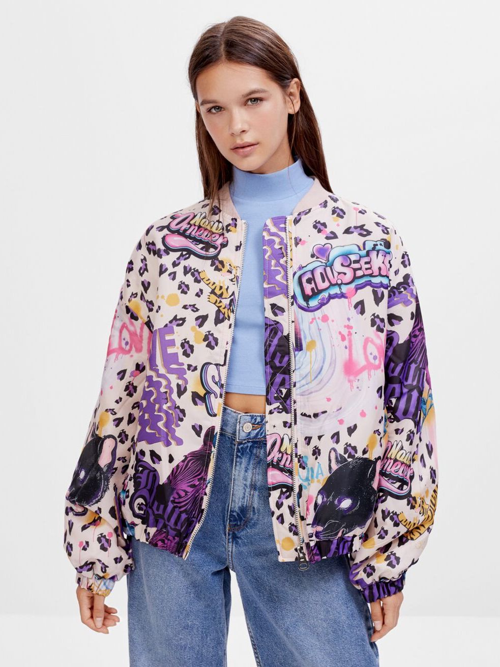 

Куртка Bershka 6277/512/251 XS/S Персиковая