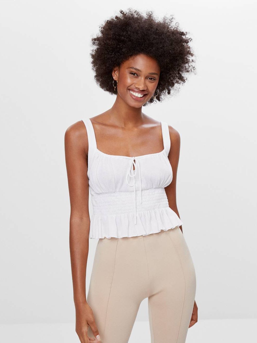 

Топ Bershka 8591/187/251 XS Белый