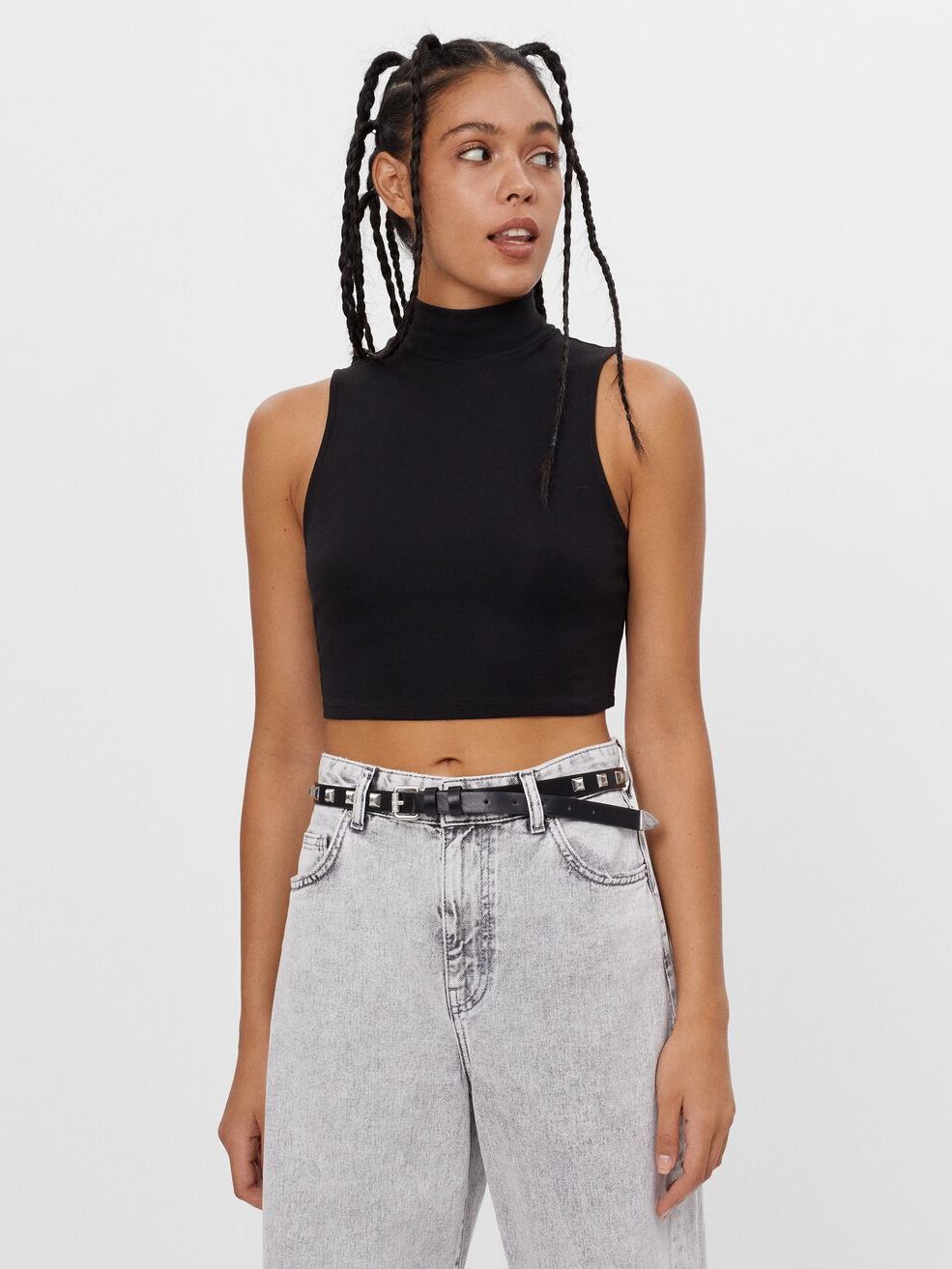 

Топ Bershka 8593/987/800 L Черный