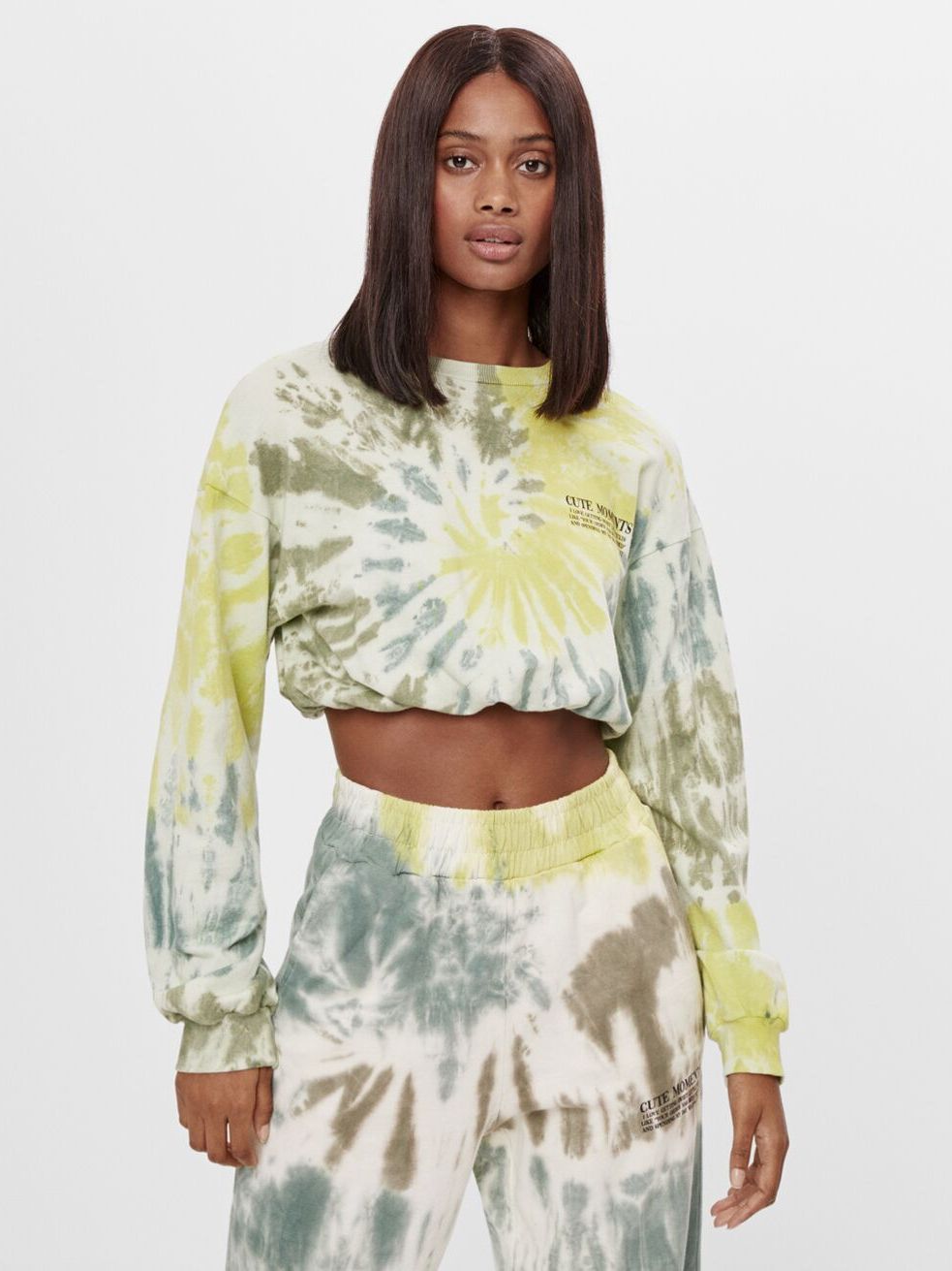 

Свитшот Bershka 7014/831/500  Зеленый, Свитшот Bershka 7014/831/500 M Зеленый