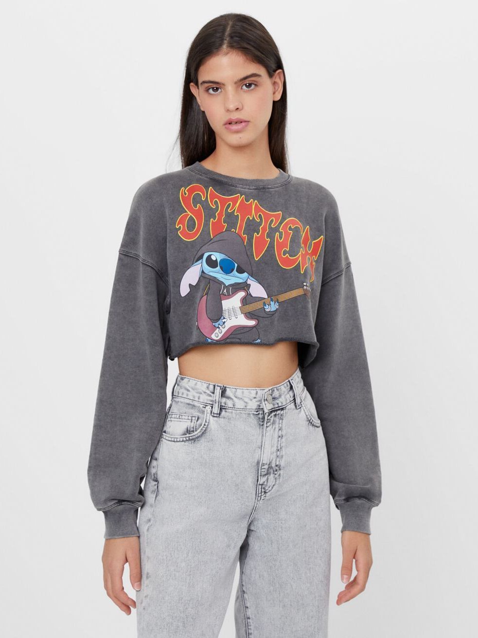 

Топ Bershka 7021/167/892 S Графитовый