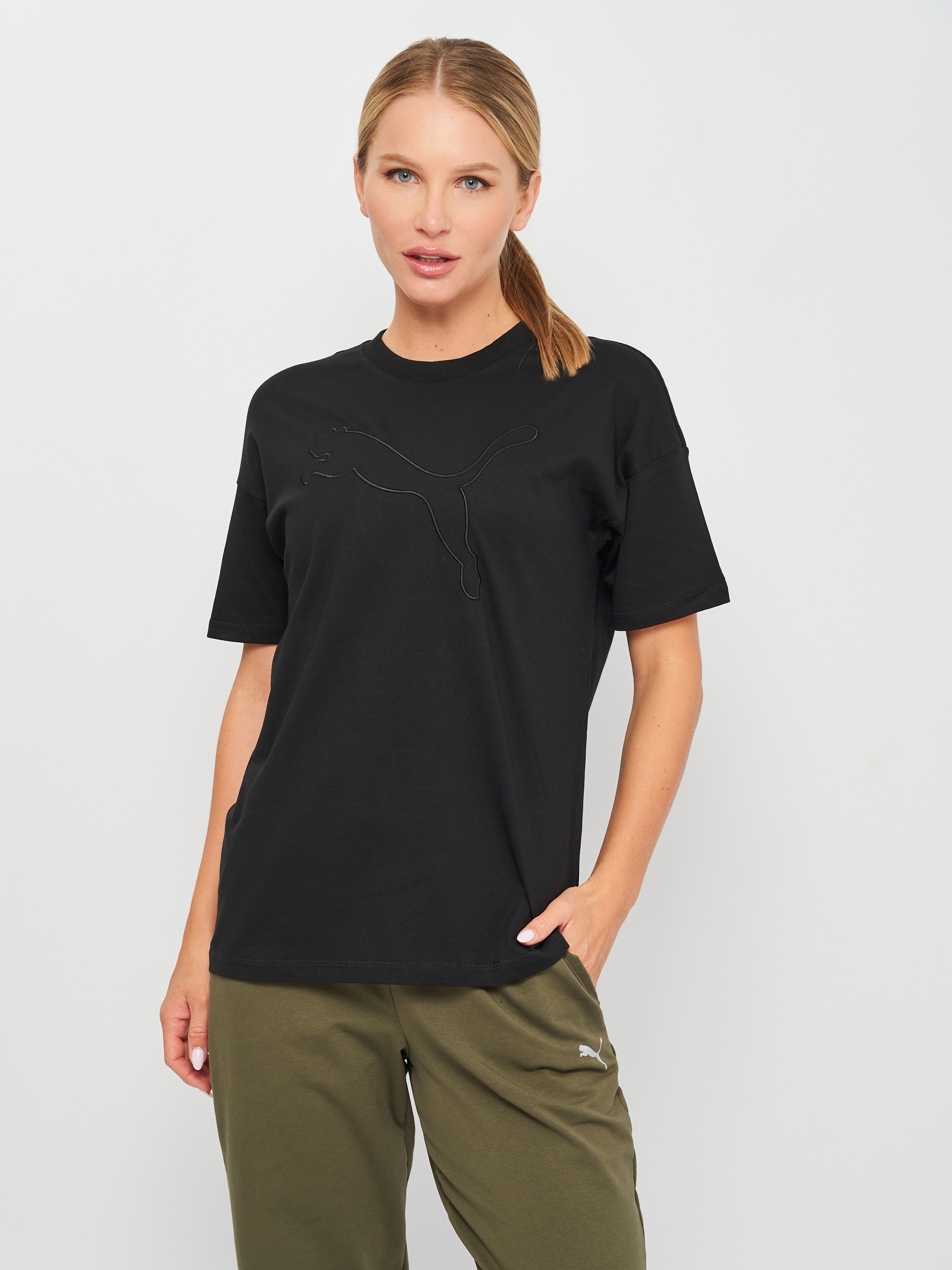 

Футболка Puma Her Tee 58949301  Black, Футболка Puma Her Tee 58949301 XS Black
