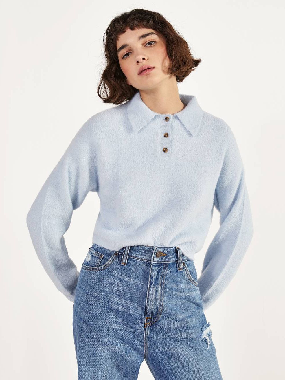 

Джемпер Bershka 1783/512/106 XS Голубой
